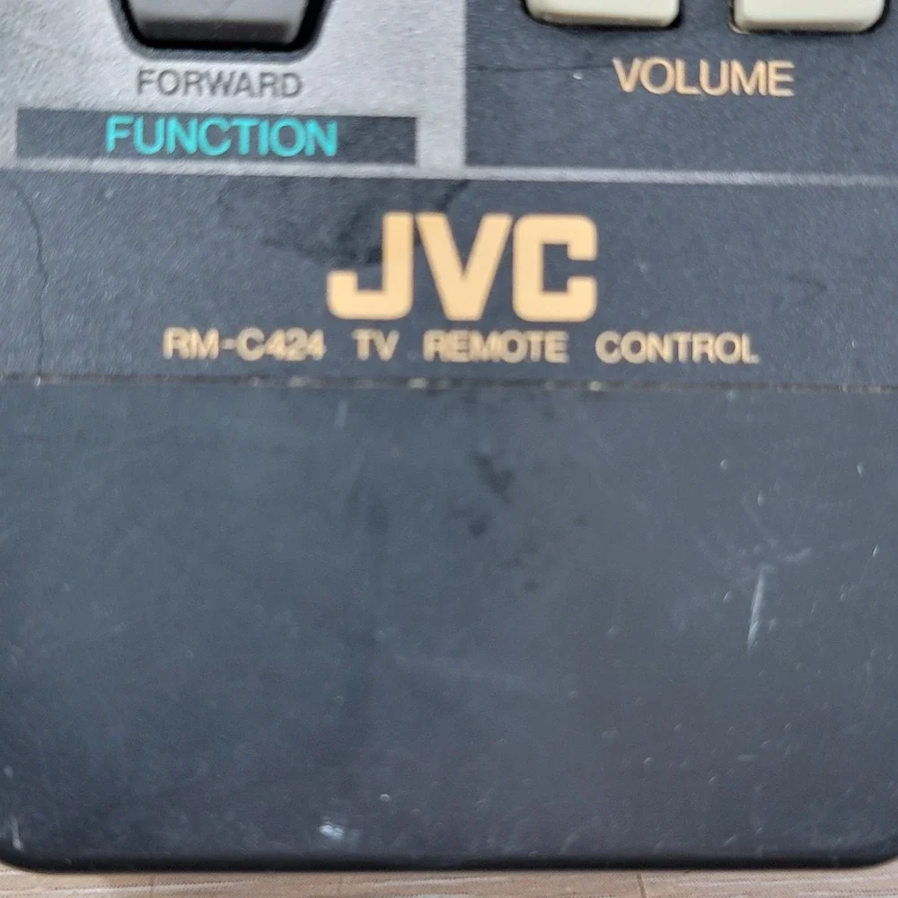 JVC RM-C424 TV Remote Control OEM - Picture 4 of 4